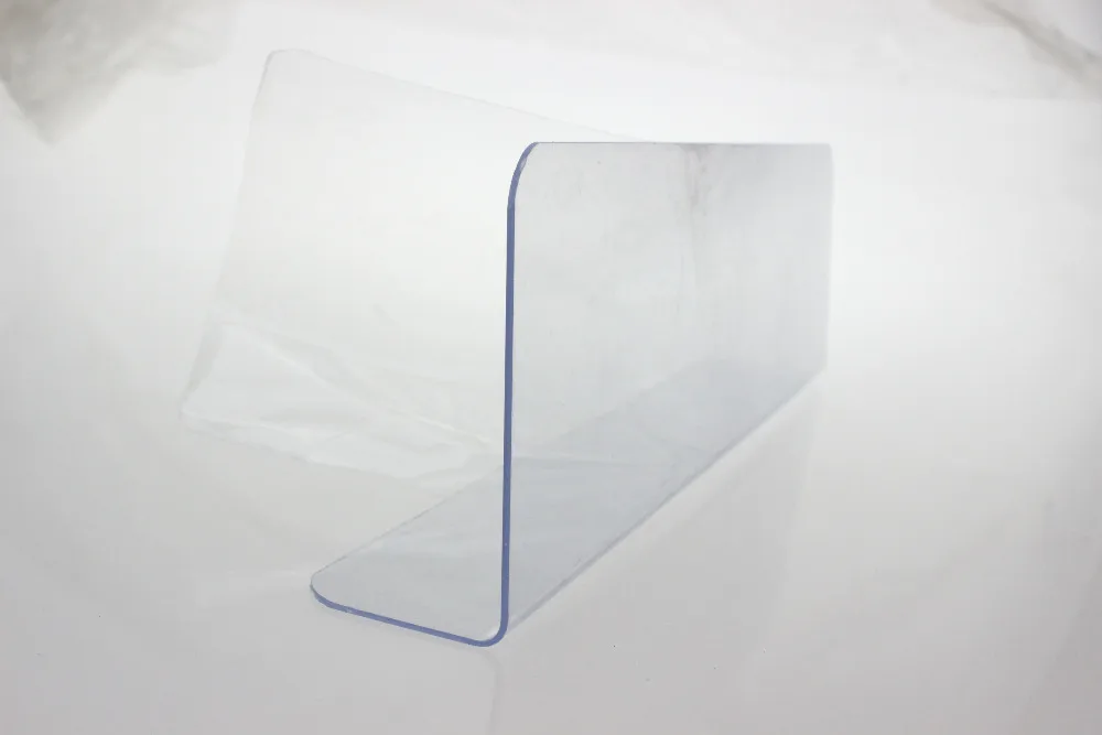 Plastic shelf  divider for supermarket and stores