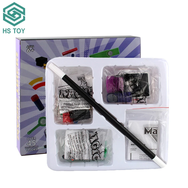 HS Toy Cross-Border Hot Sales Close-up Props Set Magic Tricks Stage Illusion For Professional Magicians