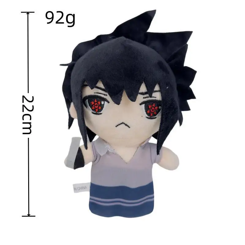 20~25cm Anime Plush Toys Uzumaki Sasuke Kakashi Gaara Uchiha Itachi Figure Stuffed Dolls Pendant Children Gifts