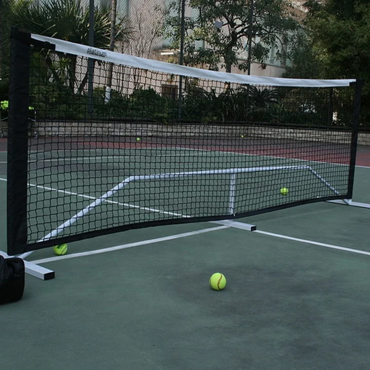 Jiahuate Badminton Net Outdoor Sport Portable Tennis Posts Volleyball Net Standard Tennis Net for Tennis Soccer