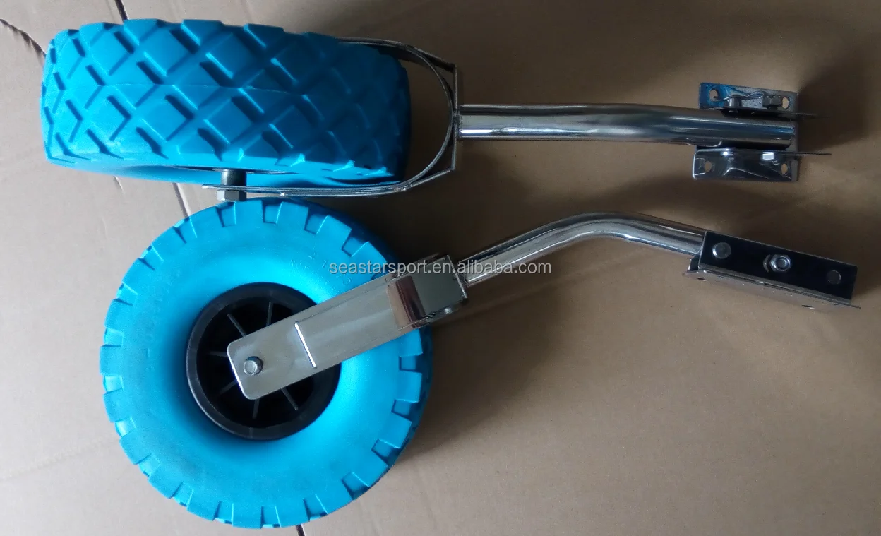 Water Sport Inflatable Boat Launch Wheels Small Boat