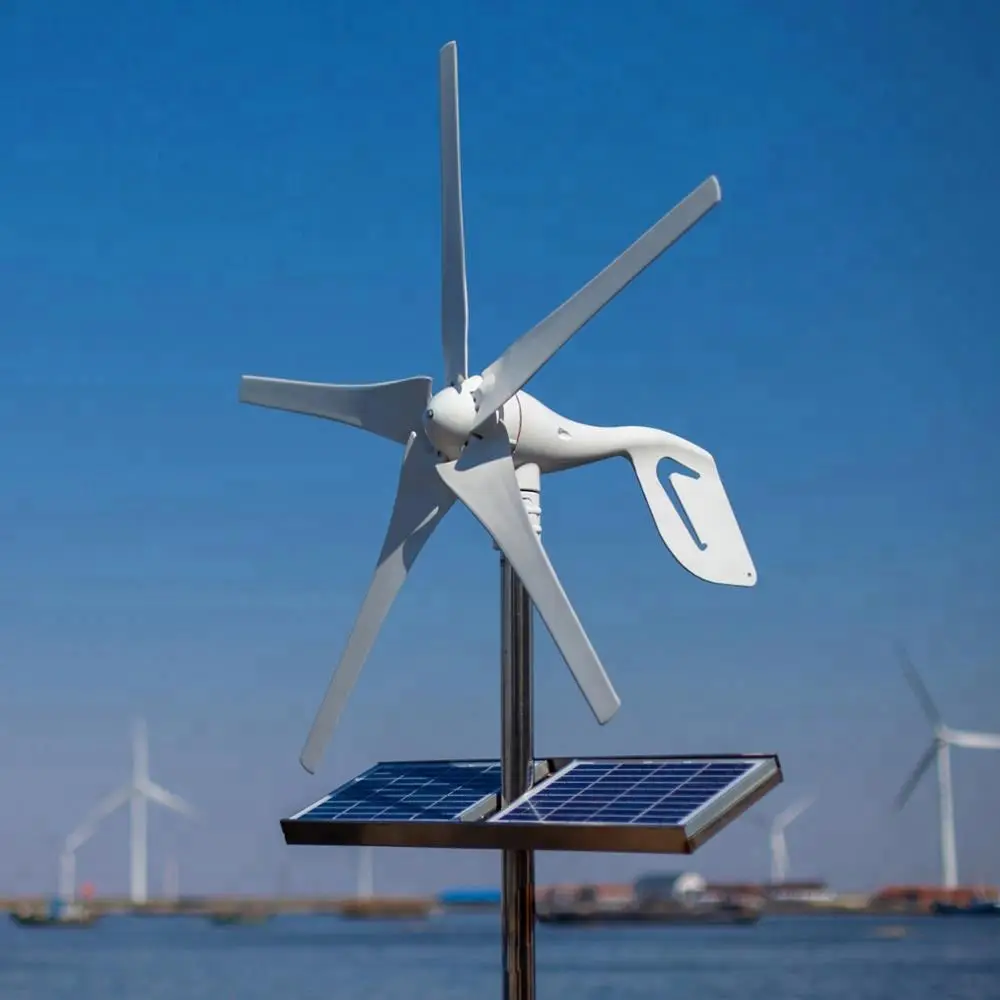 Home Use Solar Wind Turbines Electricity Power Generators with 1kw 2kw 3kw 5kw 10kw