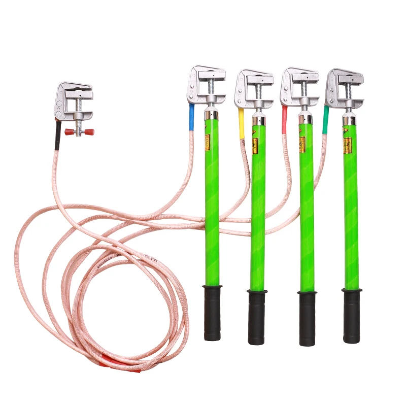 10 кВ, 35 кВ и ниже 10 м, Высоковольтная заземляющая полоса для короткого замыкания, провод заземления