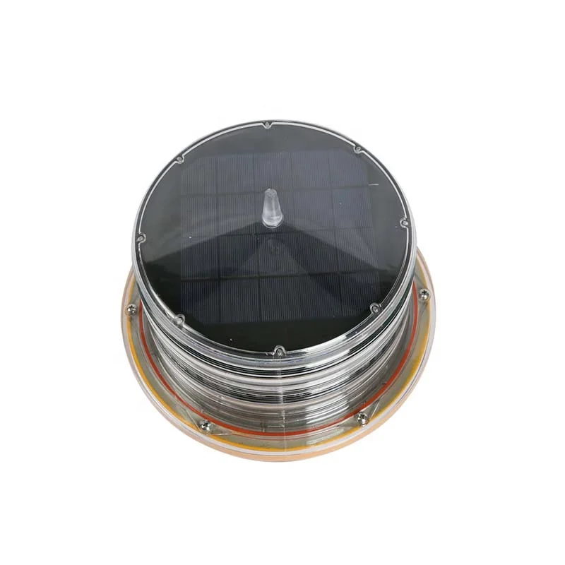 Aluminium Ni-mh Solar Energy NANHUA LT810A  Red Led Tower Obstruction Beacon Warning Light for Transmission Tower