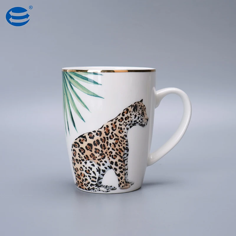 Excellent New bone china high quality Eco-Friendly Glazed Mug 4PCS MUGS