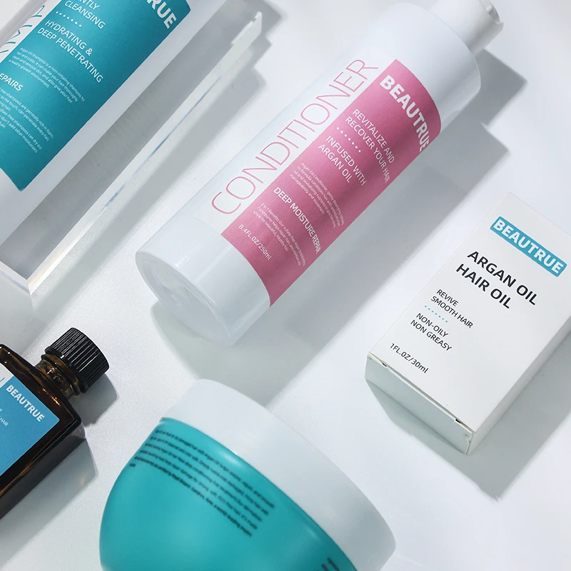 Full Customization Natural Vagen Argan Oil Shampoo And Conditioner Hair Mask Set Private Label For Hair Care Nourishes Smooth