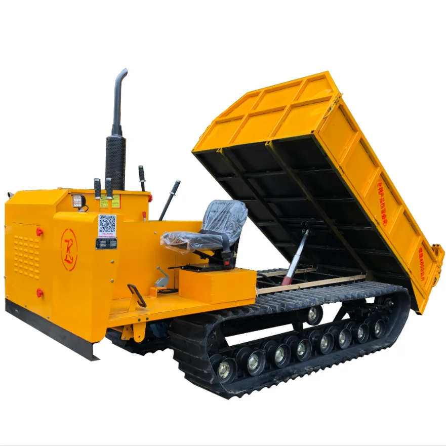 China tracked dumpers carriers 1-10 tons crawler truck sale in Vietnam Philippines Malaysia Peru Colombia