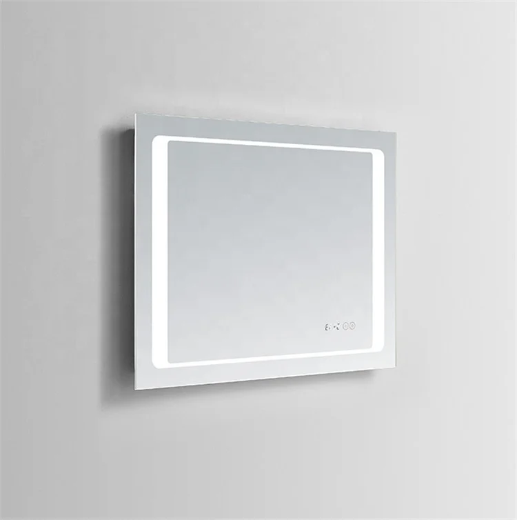 Wholesale Aluminum Structure LED Lighting Mirror Rectangle Bathroom Mirror