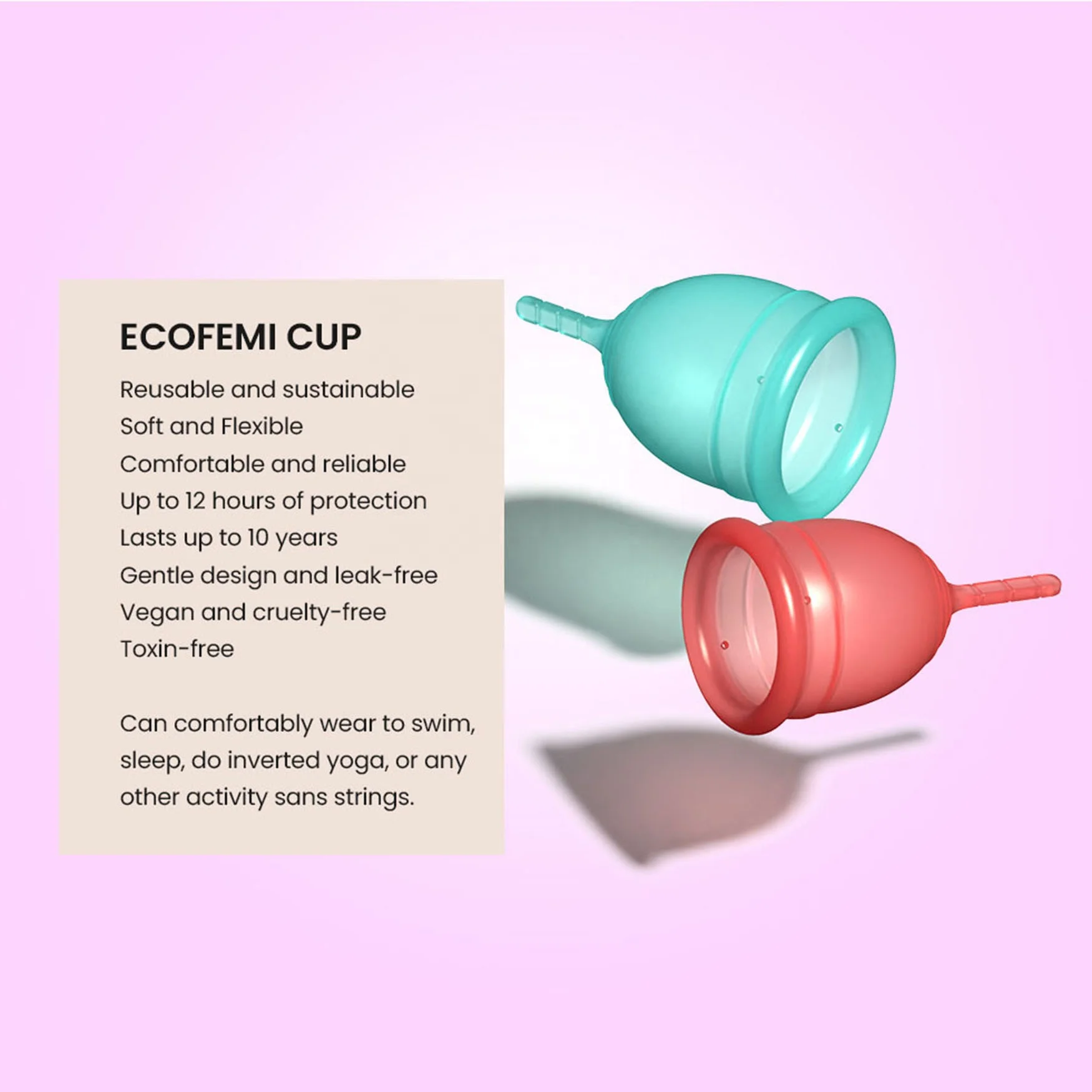 Luxury Box Customizing Support Eco-friendly Soft 100% Medical Silicone Copas Menstruales Period Cup For Girls