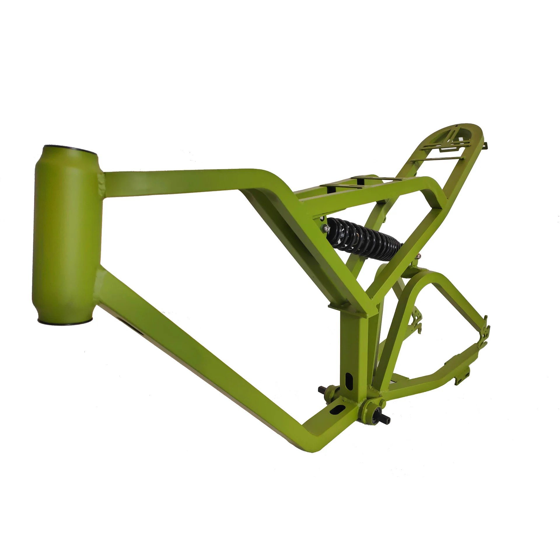 Hot sale 20 inch high carbon steel  electric bike frame soft tail shock absorption snow electric bike frame electric bike frame