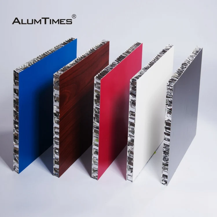 Outdoor Building Decoration High Impact Thermoplastic Light Weight High Strength Aluminum Honeycomb Sandwich Wall Panels