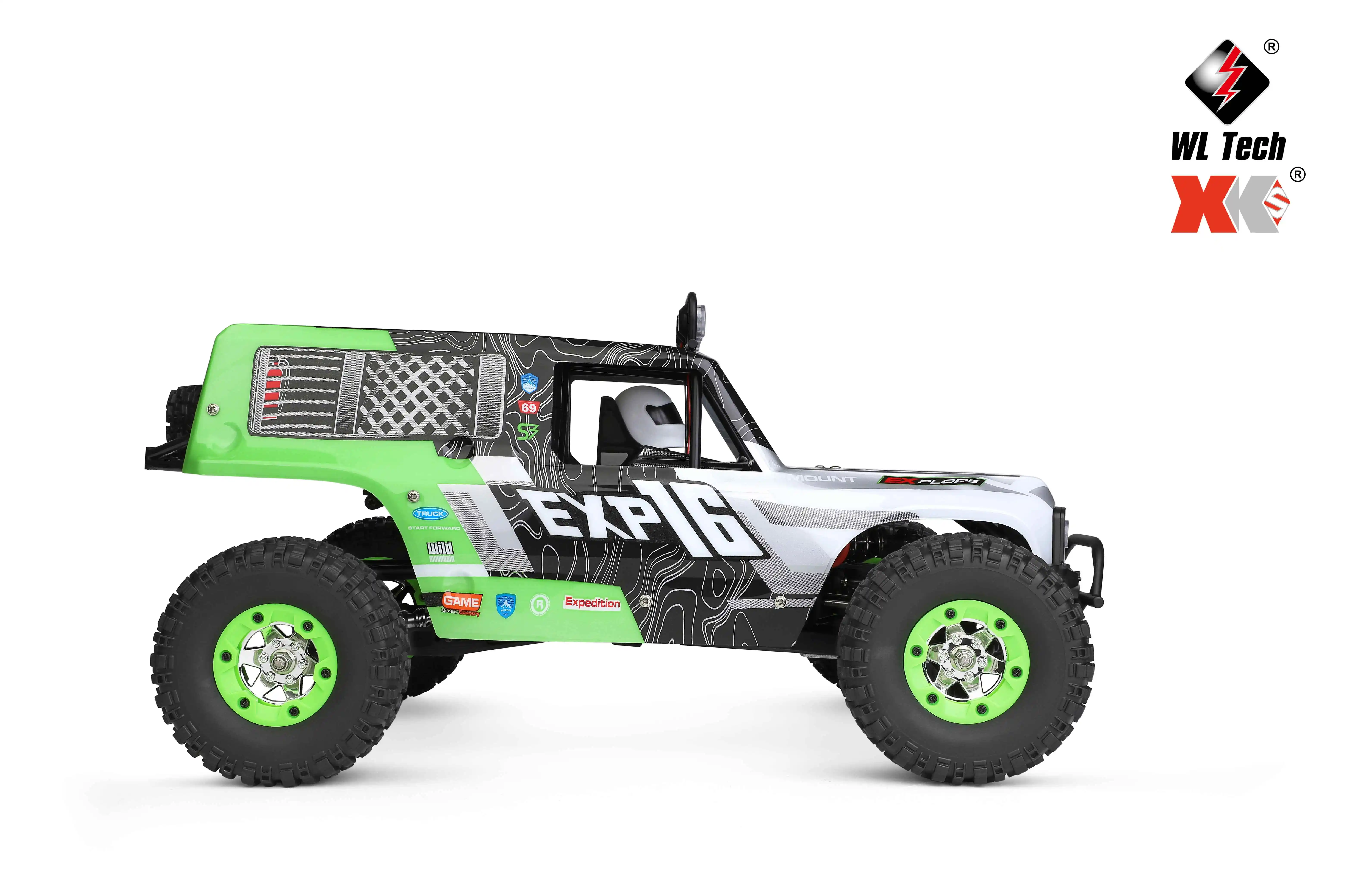 Cool Model  WLtoys 124006 RC Car 2.4Ghz 4WD 40km/h High Speed RC Car 1/12 Scale Rock Crawler for Kids Birthday Gifts