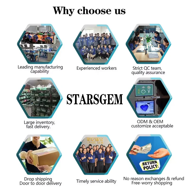 Starsgem Factory Moissanite GRA Certificated 5*7mm 7*9mm DEF VVS White Moissanites Loose Diamond Oval Moissanite