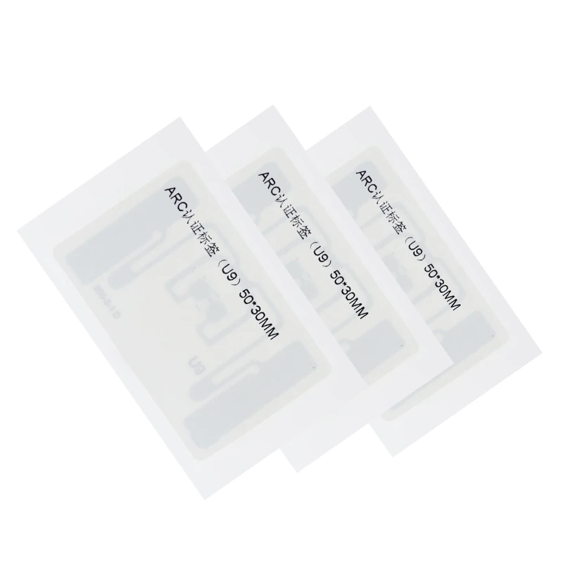Professional RFID Tags Manufacturer 860-960mhz RFID UHF Antenna RFID Apparel Tags Label Sticker in Roll