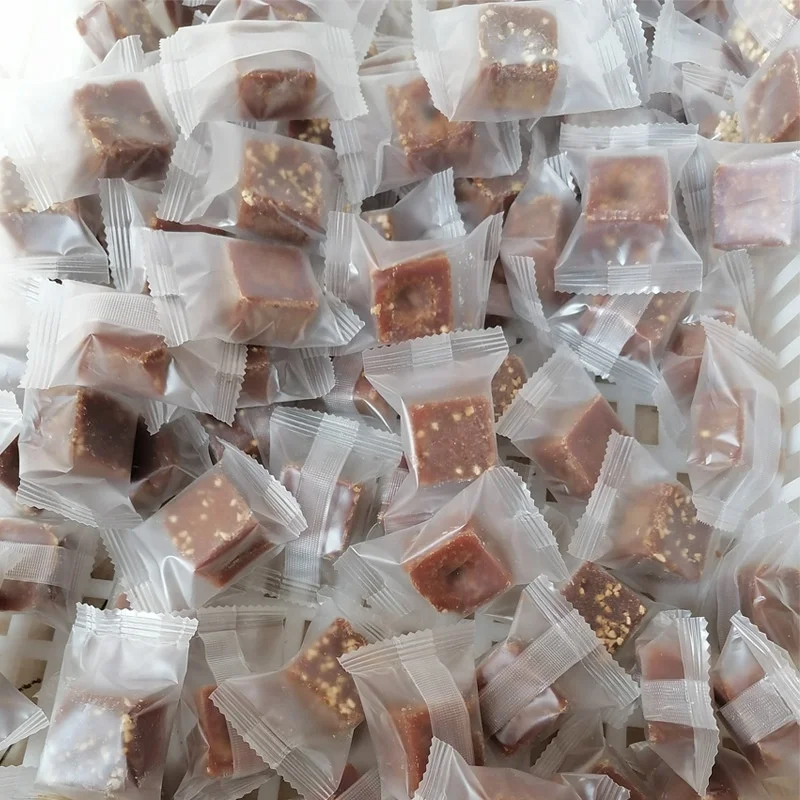 OEM Individual Bags packing Brown Sugar Tea Cubes lump honey sugar candy