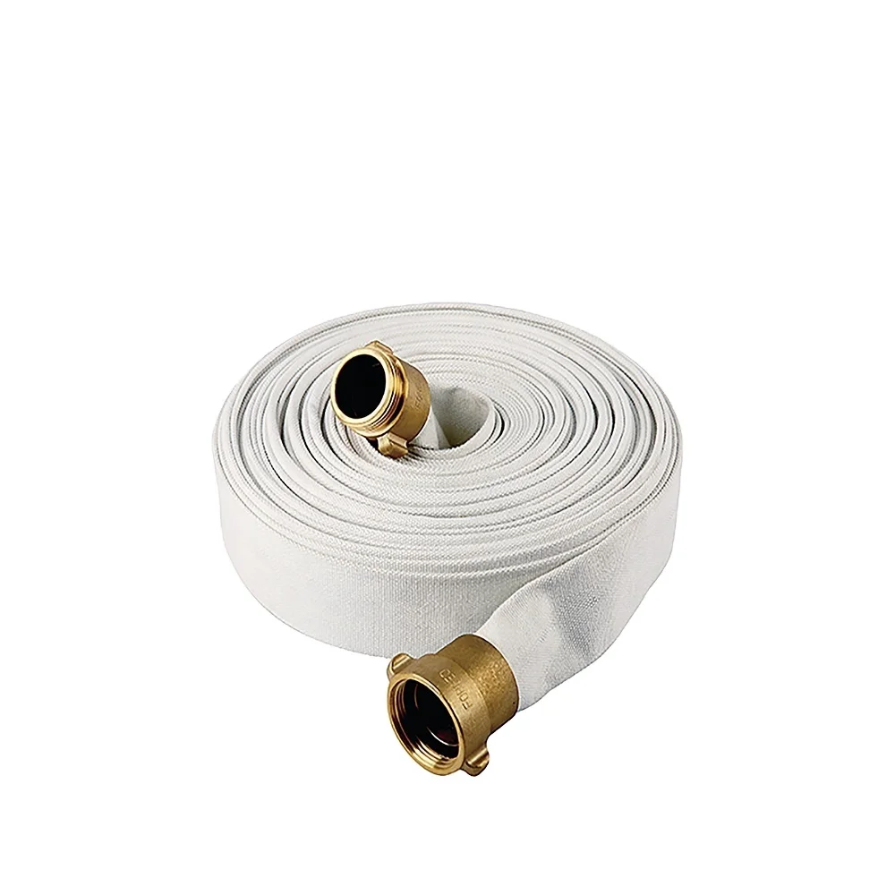 High Quality 1.5 Inch NH Coupling PVC Firefighting Hose 30M High Pressure Rubber Lay Flat Firefighting Equipment Accessory