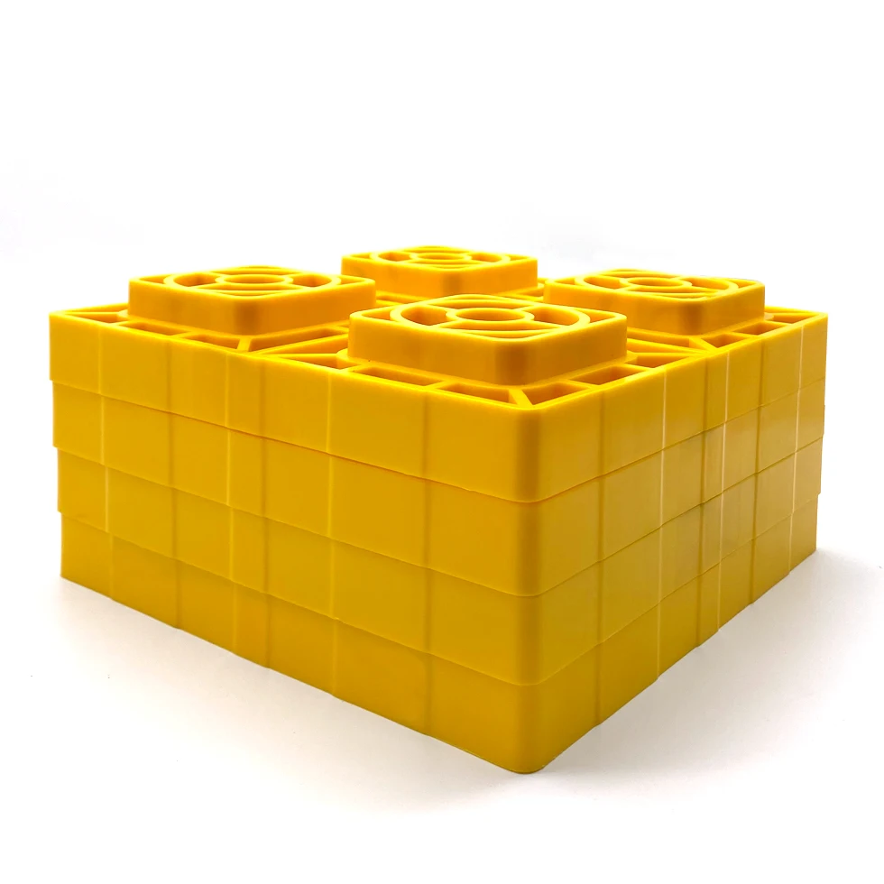 Пластиковая подкладка HDPE блокировочные блоки для трейлеров фургонов домов на колесах жилых автофургонов
