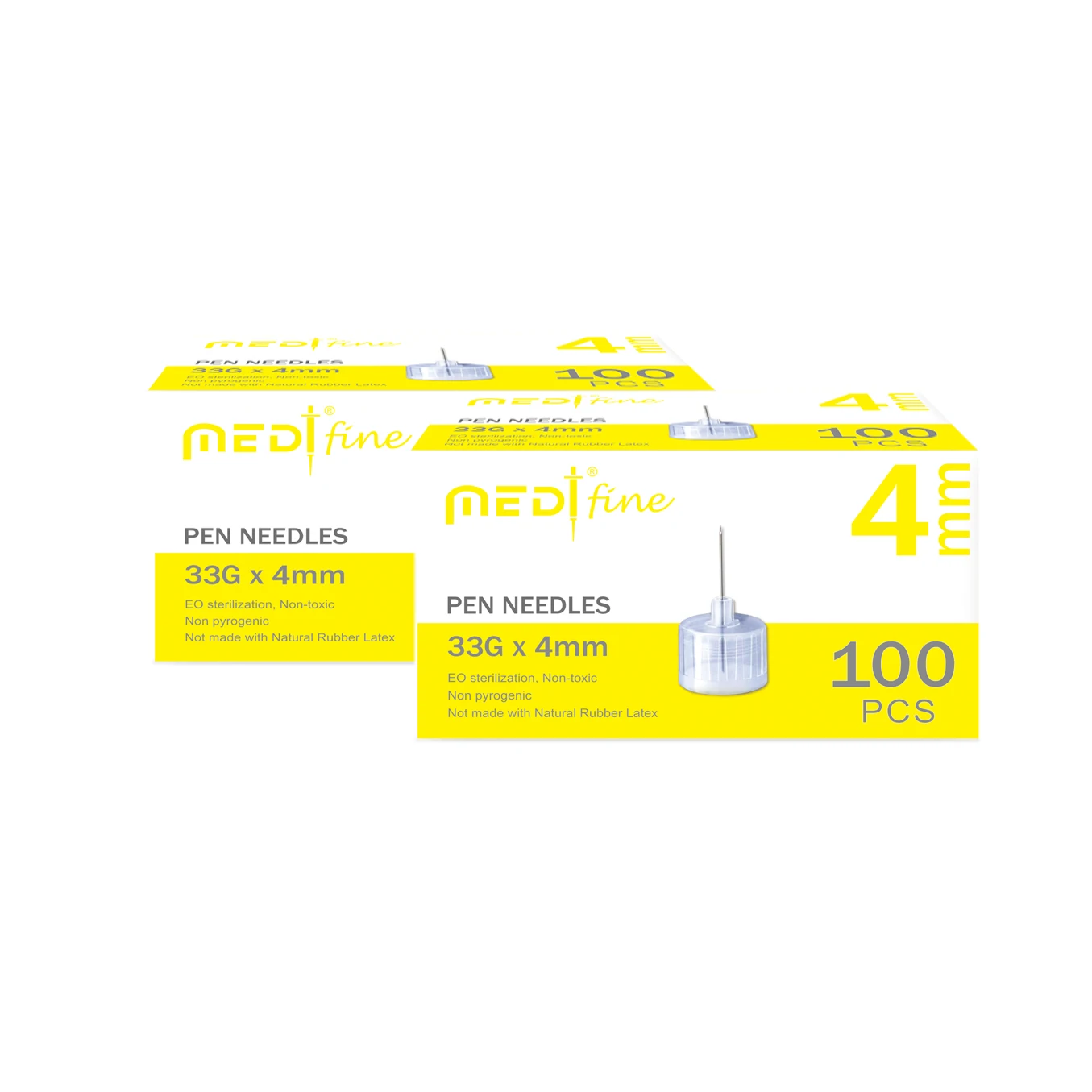 High Quality Safety Insulin Pen Needle 33G 4mm For Insulin Pen 100Pcs In 1 Box