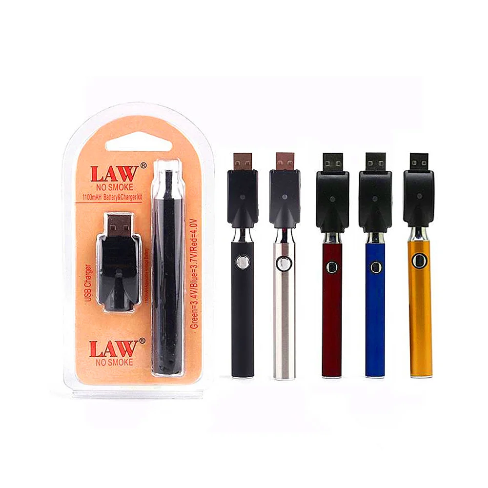 
Preheat & Variable Voltage USB 510 thread rechargeable cbd cartridge cbd vape pen batteries with button 