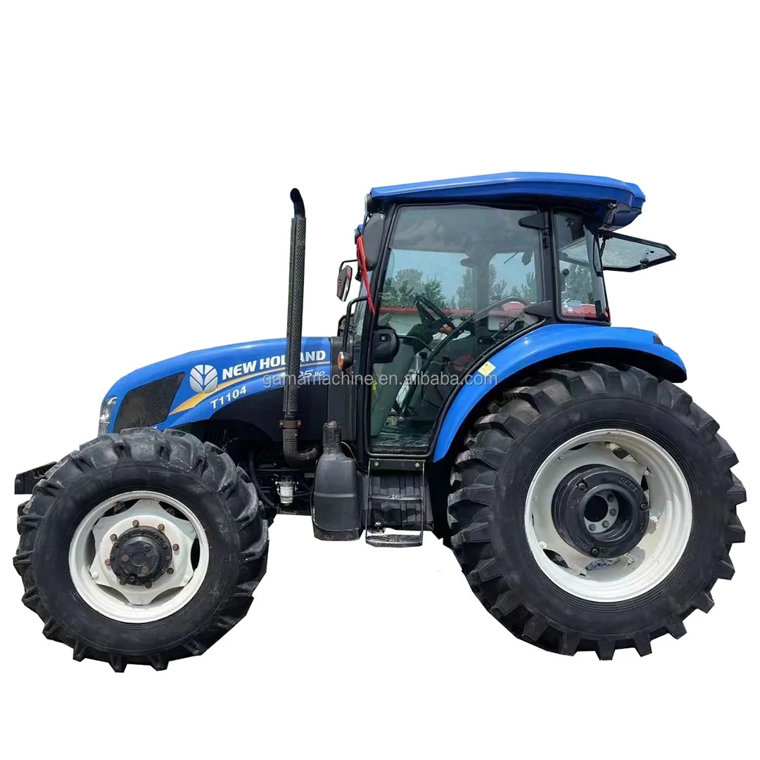 Excellent condition New and HOlland T1104 110HP 4WD used tractor with front loader for sale