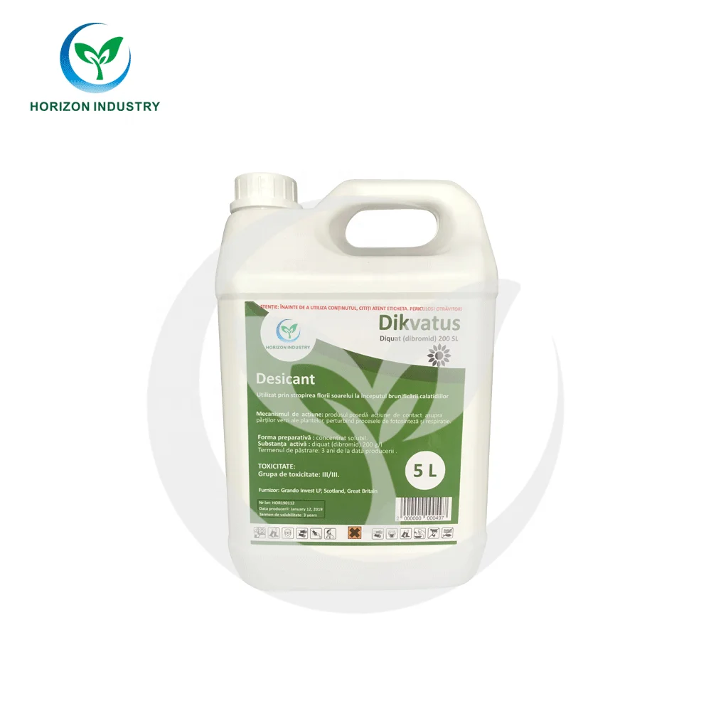 Horizon TOP herbicide diquat herbicida dibromide ogranic rice wheat kill Price 40 TK 10 15 100g/L 150g/L SL diquat
