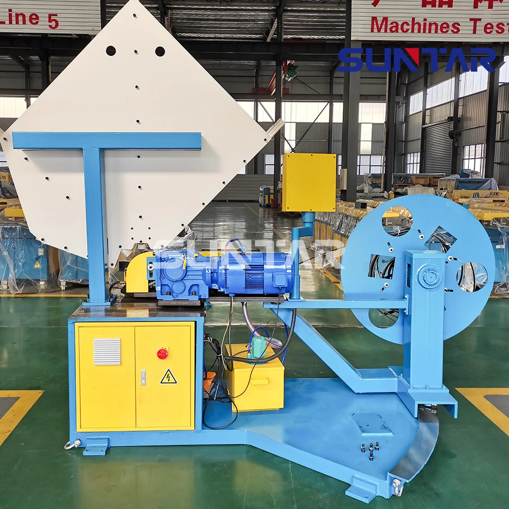 SUNTAY Metal Aluminum Spiral Corrugated Tube Pipe Making Machine Ventilation Air Duct Spiral Duct Machine For Hvac Pipe Forming