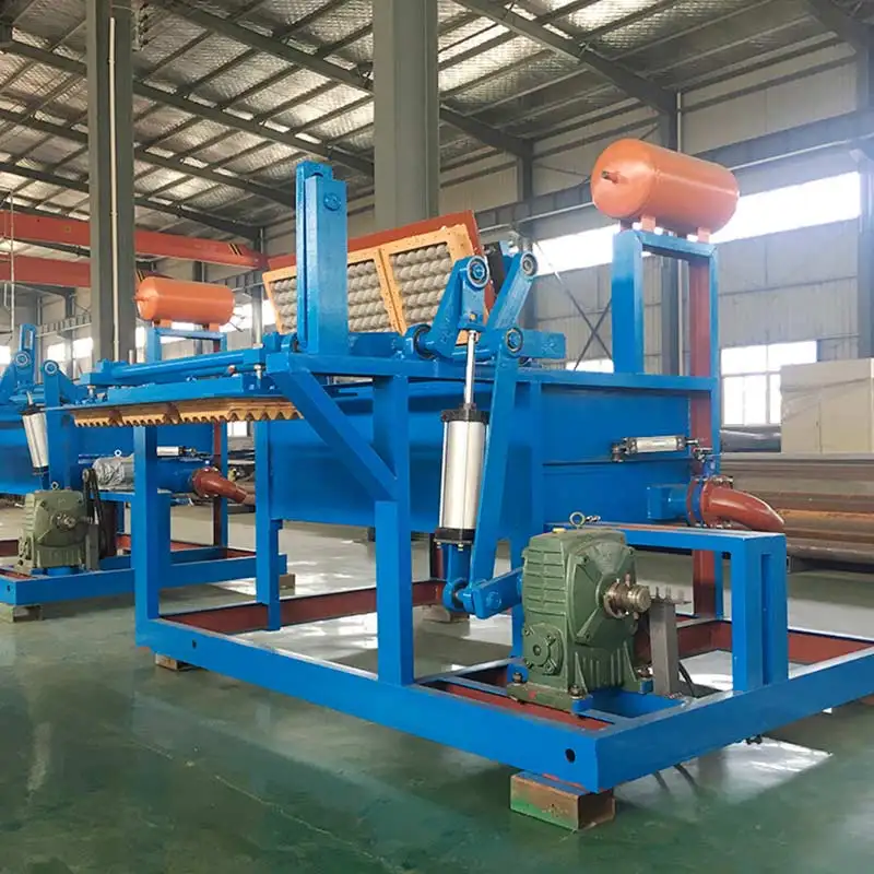 Fully automatic dryer west paper egg tray making machine product farming line use
