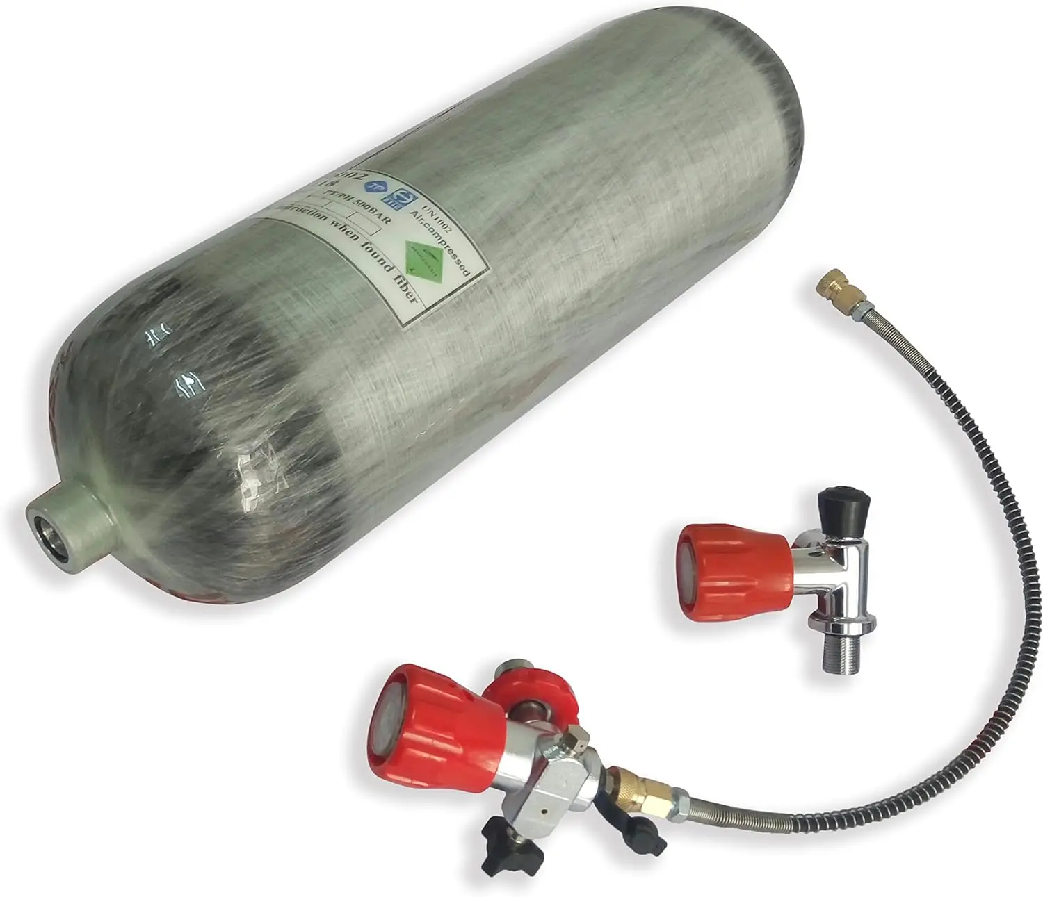 Acecare 6 8 л DOT 300 бар Paintball PCP 416CI Hpa бак с регулируемый клапан и заправочная станция готовый запас на складе в США