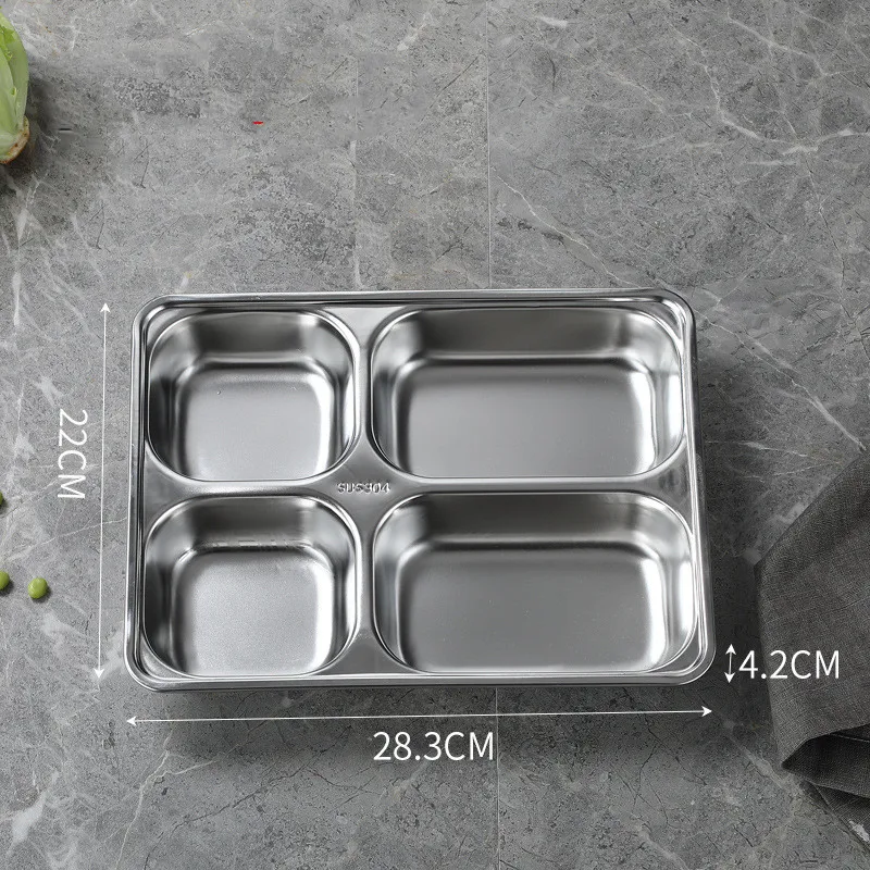 cheap wholesale stainless steel 304 food grade restaurant dinner plate sets