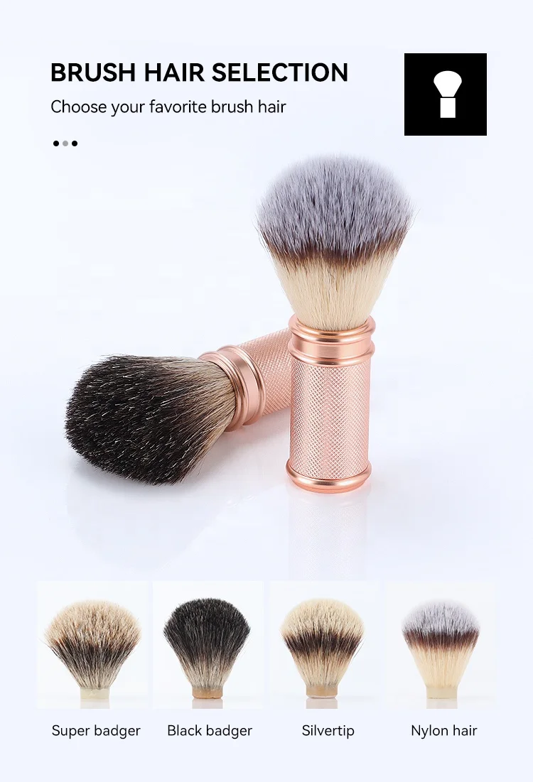 Good Quality Customized Private Label Mens Cleaning Brush Shaving Hair Brush