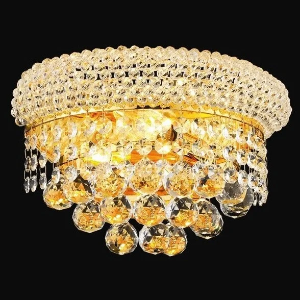 Zhongshan Sale 2 Lights Silver Wall Fancy Light lamp lights for hotel bedroom balcony