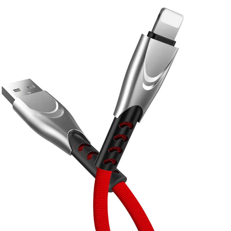  USB кабель для передачи данных iPhone/TYPE-C/Android /HUAWEI/iPad 1 М 3 0 быстрой зарядки зарядное устройство мобильного телефона Красного/черного/голубого цвета Дата-кабель 2