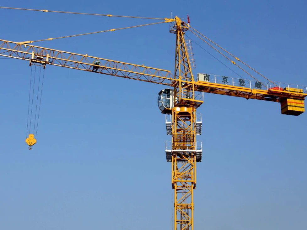 Китайская Строительная лебедка Luffing-jib башенный кран L200-12 на