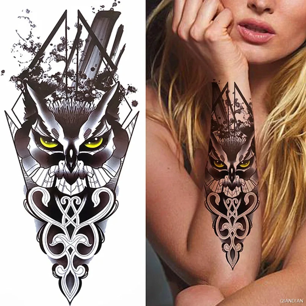 3D Temp Realistic Tattoos Stickers Long Lasting Temporary Tattoos For Women Arm Neck