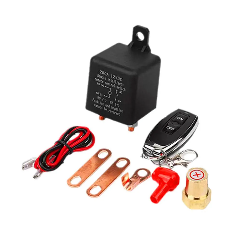 OSWELL   12v automotive relay 24v200A remote dual wireless remote control power  switch battery isolator