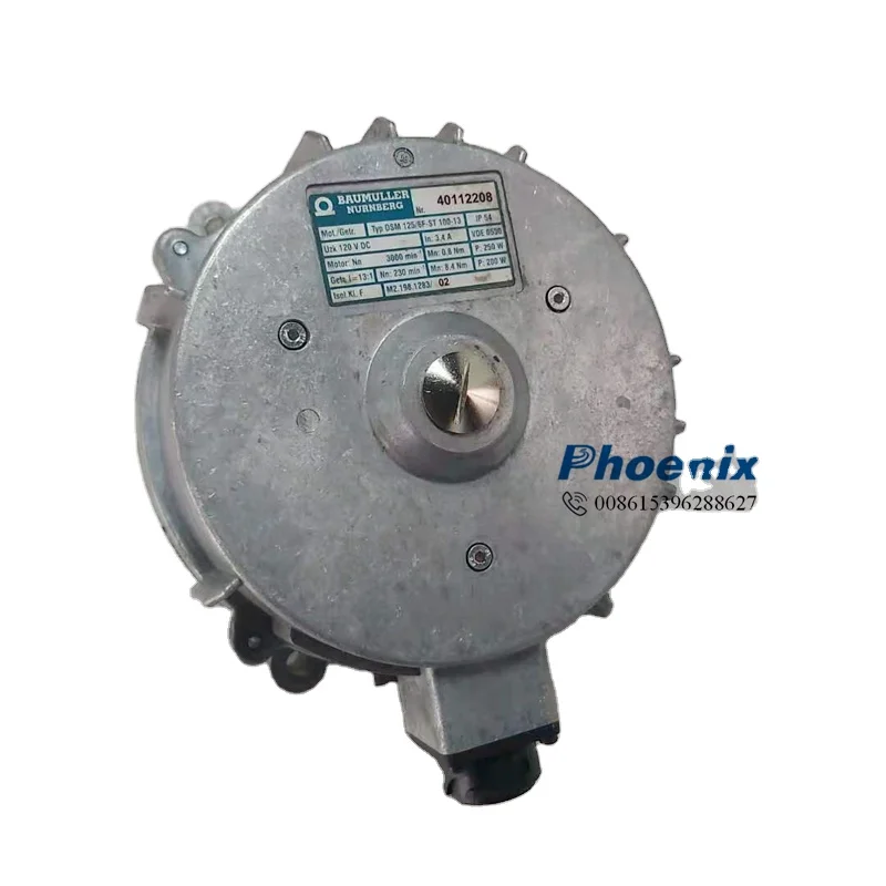 Original M2.198.1283 Water Pan Roller Dampening Motor Second Hand High Condition For HD Speed Master SM74 Printing Machine