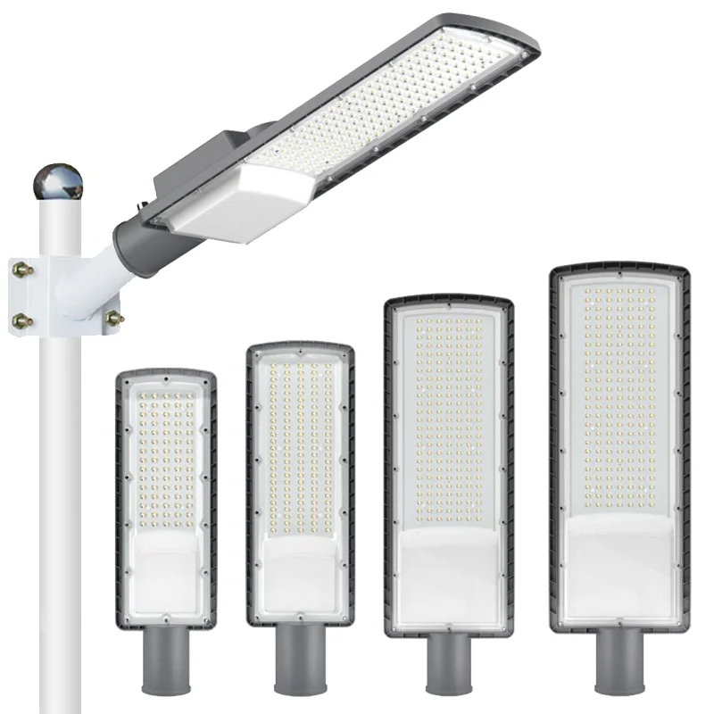 High Lumen Streetlight Aluminum AC85-265V Outdoor Road Lamp Ip66 Waterproof 50w 100w 150w 200w 250w 300w Ac Led Street Lights
