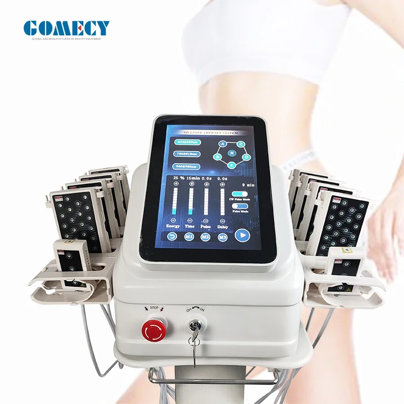 Fat Removal 6D Lipo Laser Professional Slimming Machine 160mw Lipolaser 635nm 650nm 810nm 940nm 980nm Lipolaser Machine