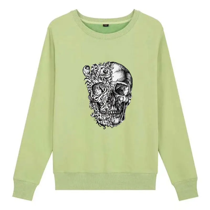 Термонаклейка с черепом, готовая к отправке