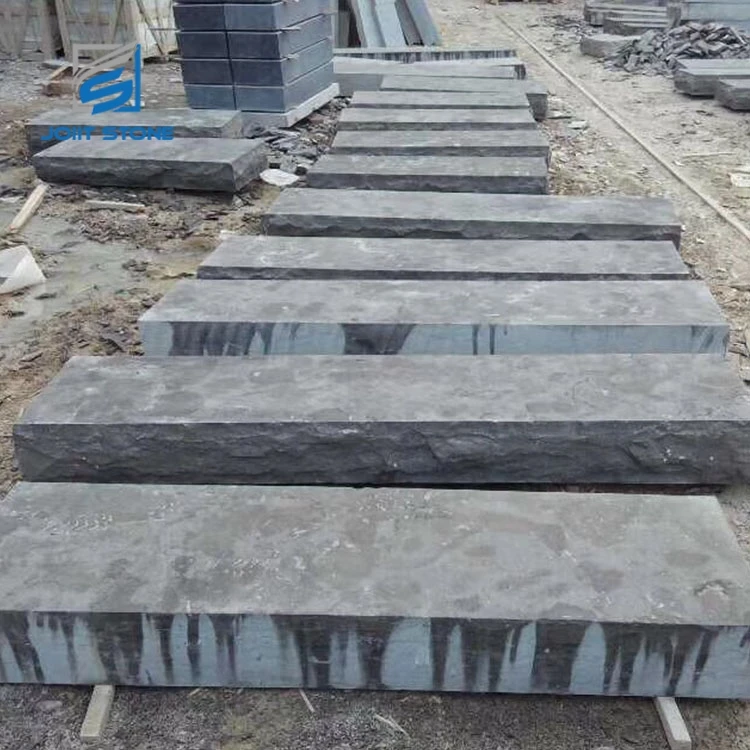 Factory affordable black exterior outdoor granite stair steps