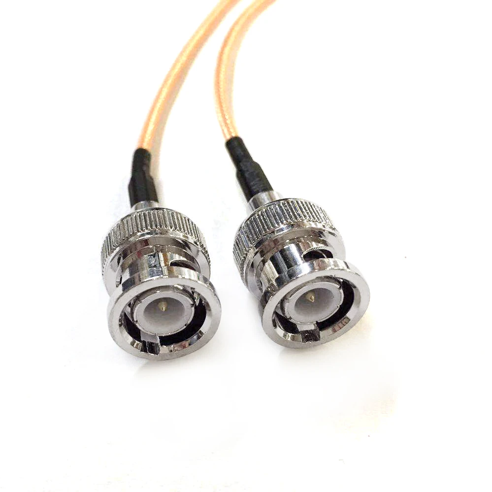 BNC Cable to Male Female Connector for RG58 RG59 RG174 RG316 SMA SMB N F UHF Plug Coaxial Crimp CCTV