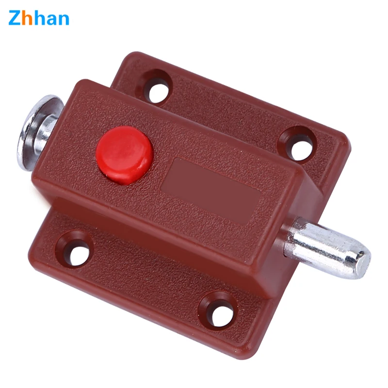 Tongue Door Latch Guard Spring Door Bolt Hardware Kitchen Cabinet Plastic Other Furniture Hardware