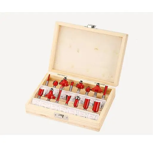 Engraving machine tungsten steel alloy cutter head slot trimming 12 sets