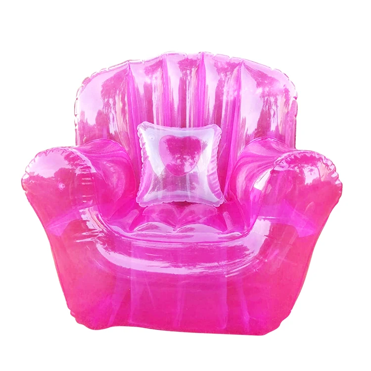 Inflatable Sofa/chair Green Transparent Sofa Bed Sets Foldable Customized OEM ODM Modern Sofa Chair