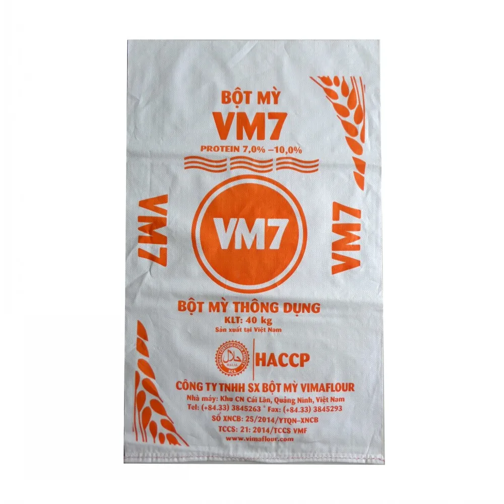 
wheat flour 60 kg flour rice jute big size woven pp bag 