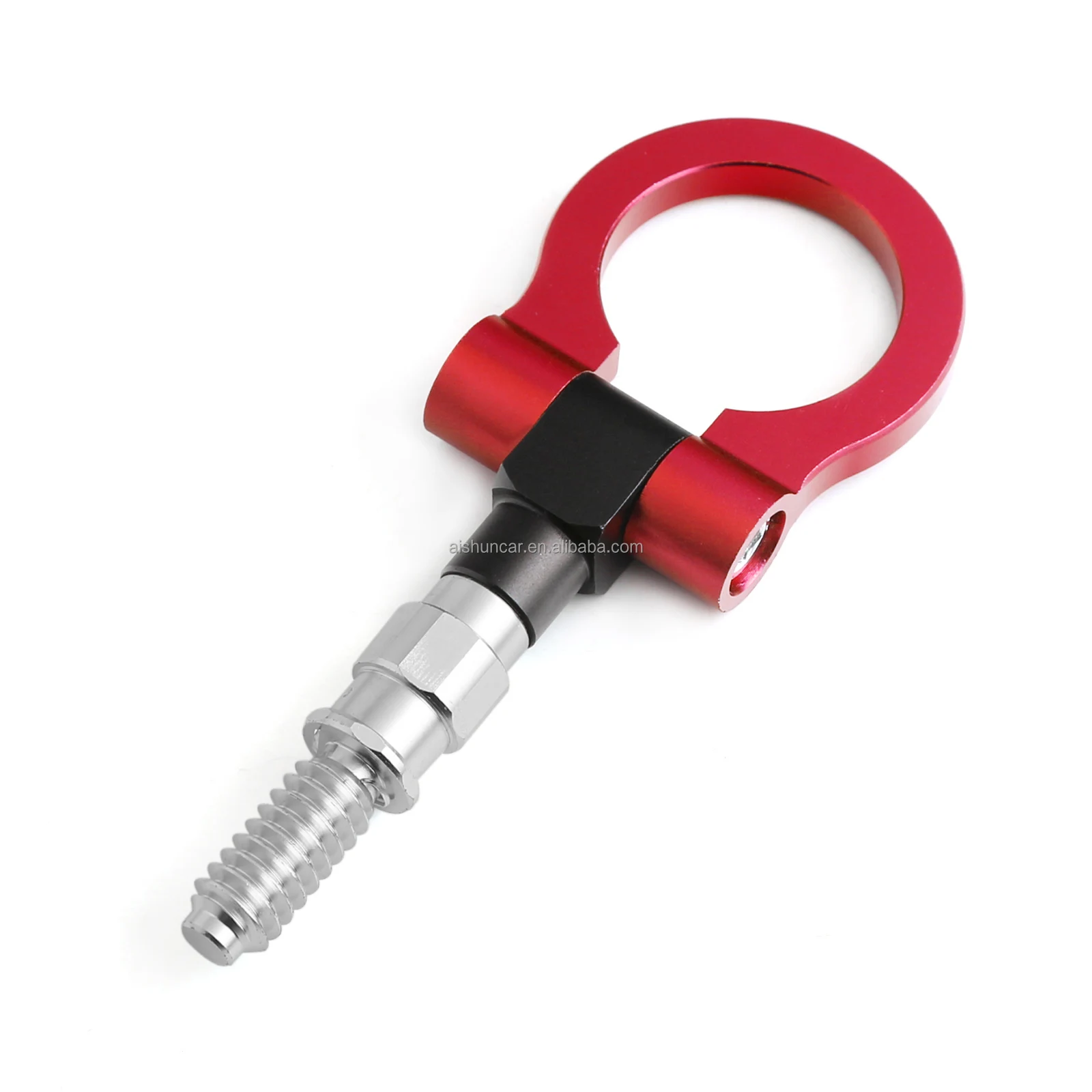 Aluminum CNC Rear Bumper Reverse Screw on Racing Tow Hook Kit Compatible With Ford Focus RS FORD ST Mk2 AL168