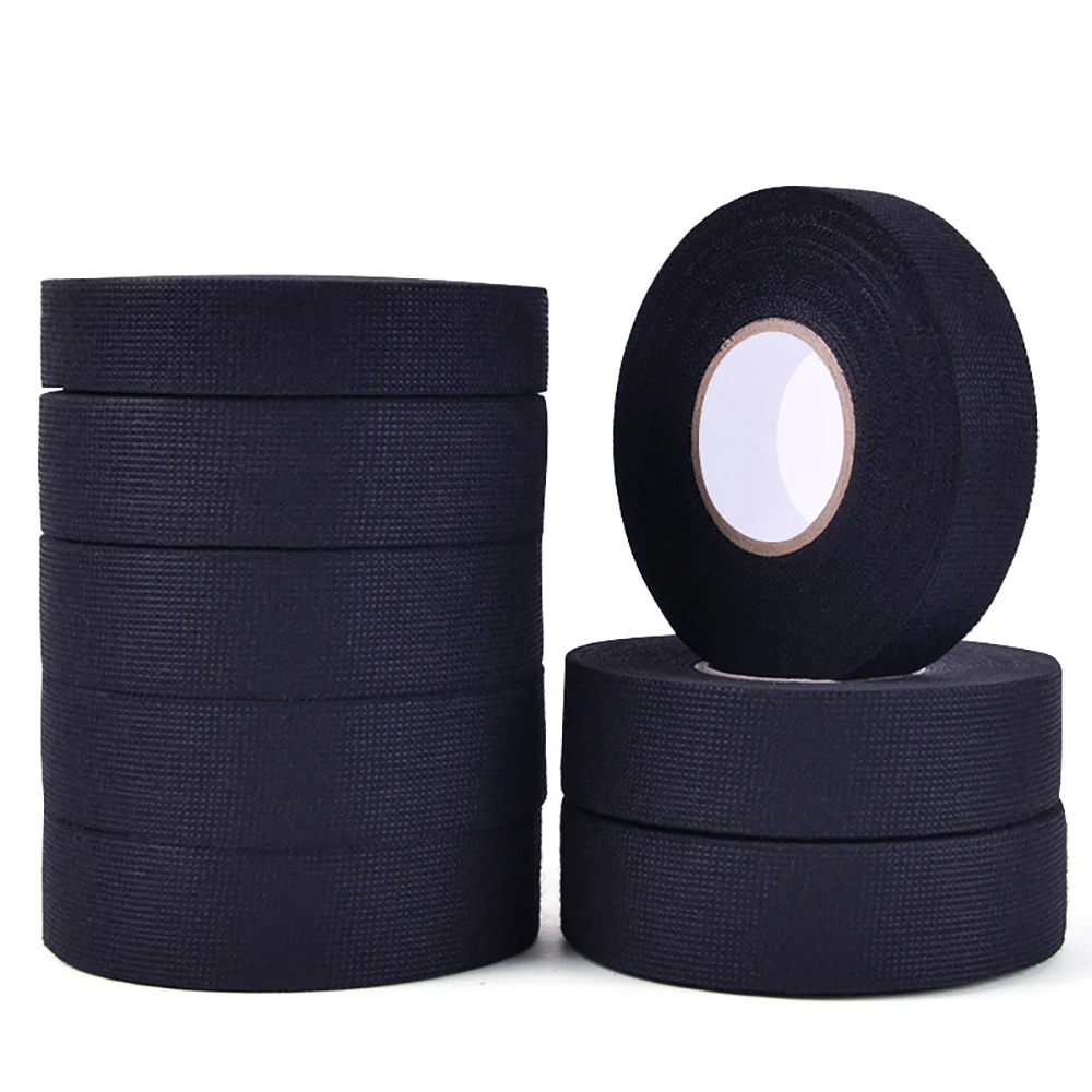 Pet Fleece Automobile Cloth Fabric Wire Harness Binding Adhesive Black Loom Automotive Flannel Tape