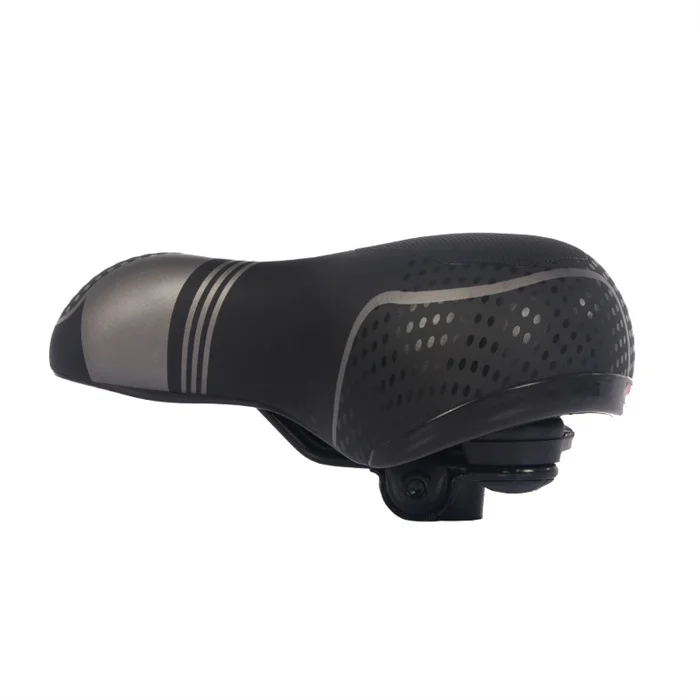 Manufacturers supply simple PU saddle comfortable mtb bicycle cushions soft breathable Spring mountain bike saddle