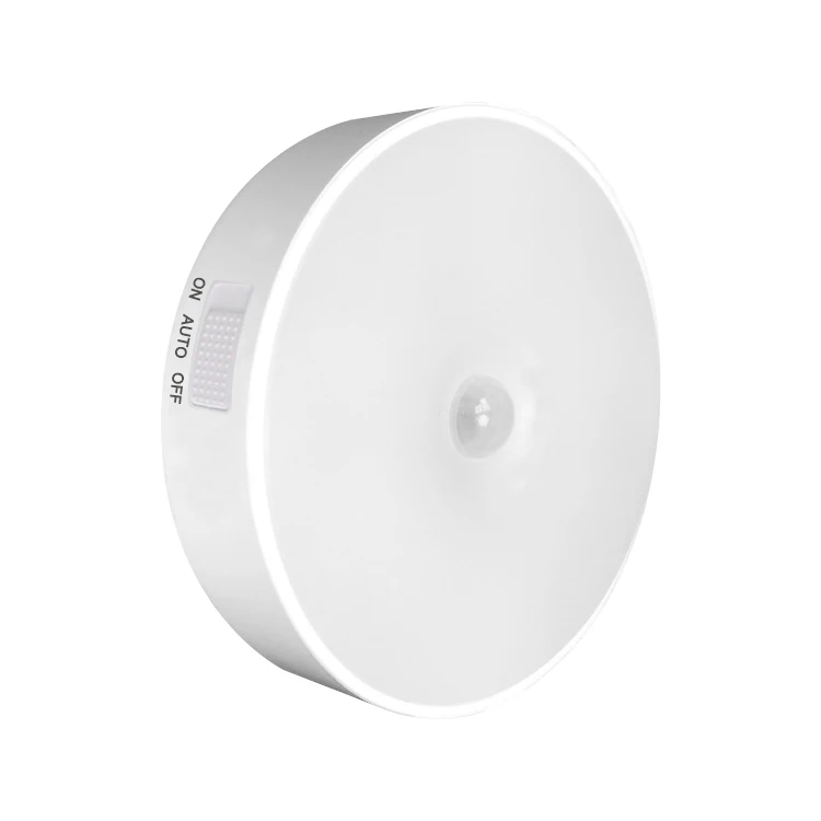 Wireless Motion Sensor Led Wall Light 5v 0.5w Bedroom Book Shelf Led Magnetic Puck Light