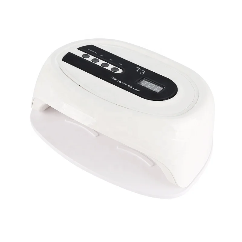Professional Newest Style Fashionable T3 108W UV LED NAIL LAMP Double Hands Nail LAMP With Light Belt